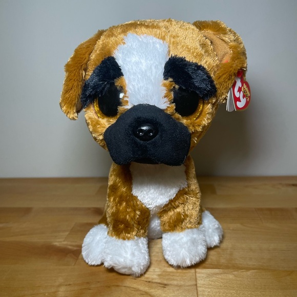 Ty Other - NWT Ty Beanie Boos Buddy BRUTUS Boxer Dog Medium-9 Inch